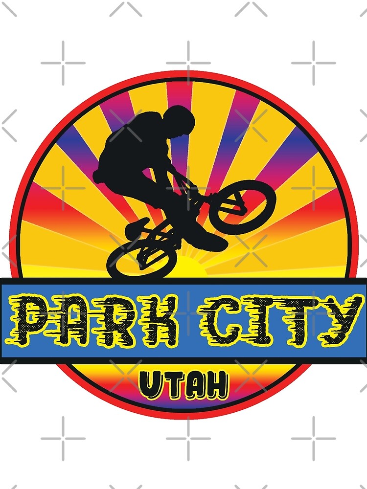 MOUNTAIN BIKE PARK CITY UTAH BIKING MOUNTAINS by MyHandmadeSigns
