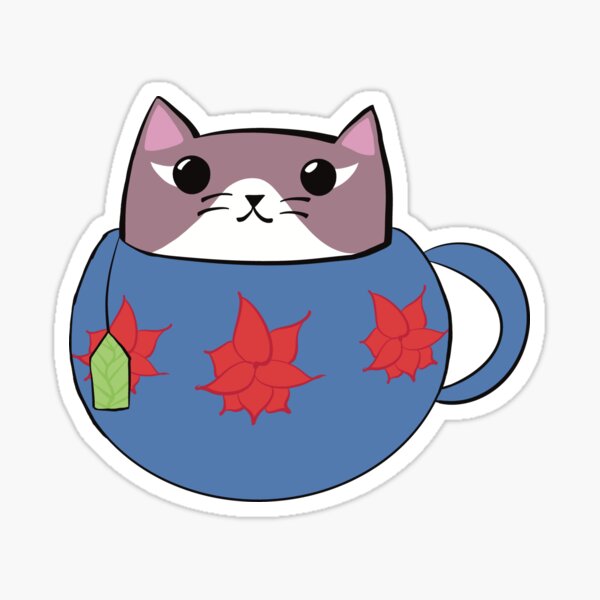 Ruby the Cattuccino Kitten Sticker