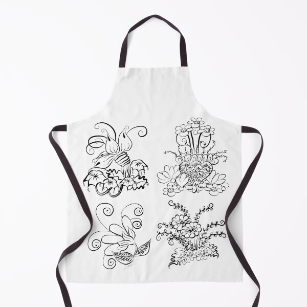 Item preview, Fairyland Flowers Line Art | Color Me Stickers and More by Cherie designed and sold by CheriesArt.