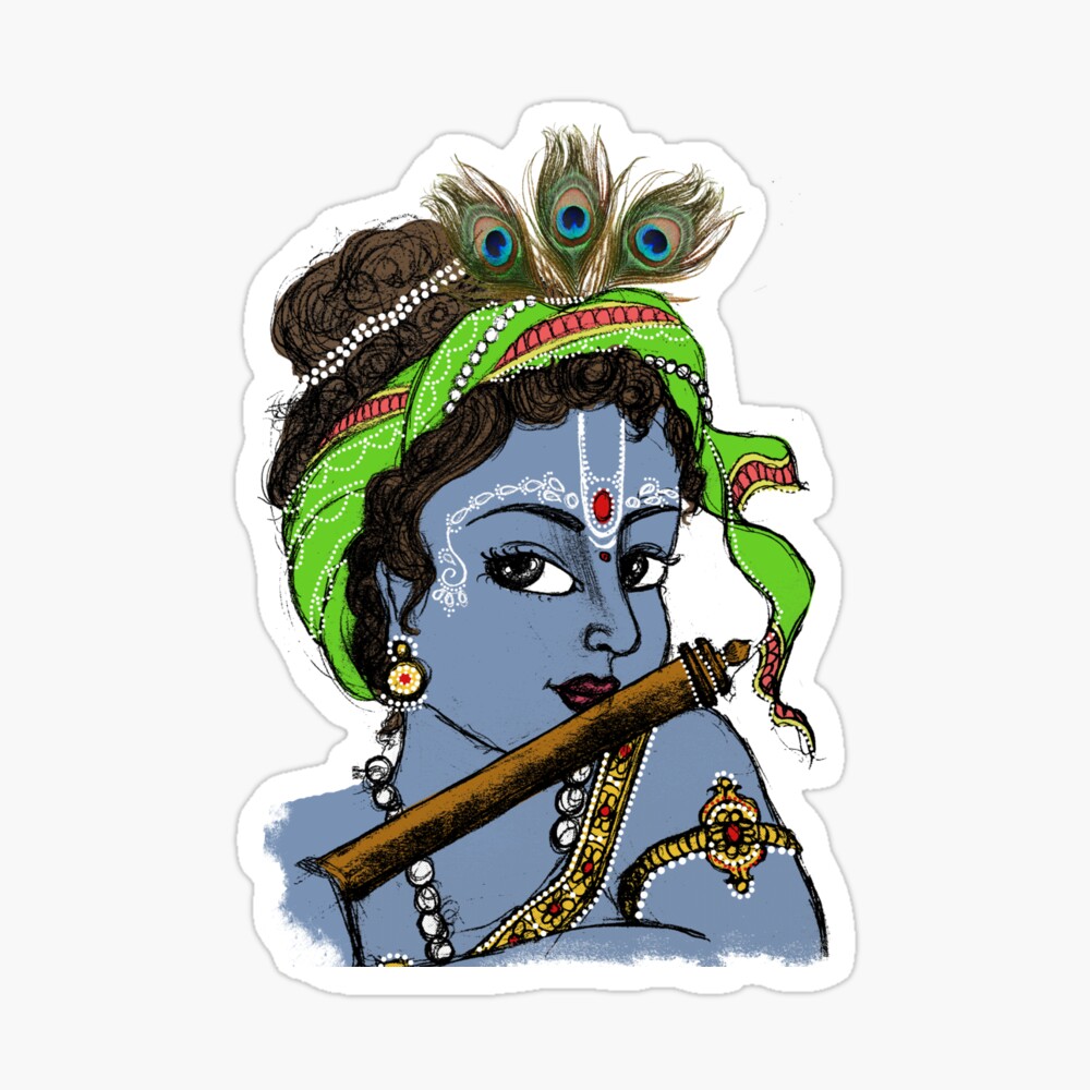 Pencil drawing Krishna flute| Simple drawing| Flute art - YouTube