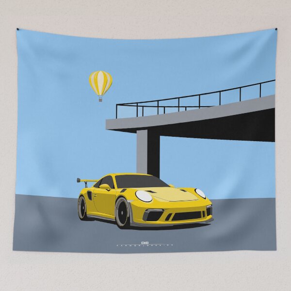 Item preview, 911 GT3 Yellow designed and sold by Keyur44.