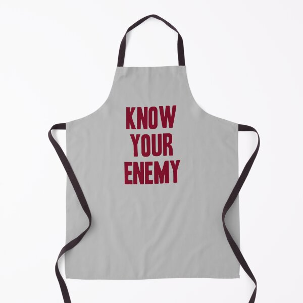 Item preview, Know Your Enemy, burgundy designed and sold by perezzzoso.