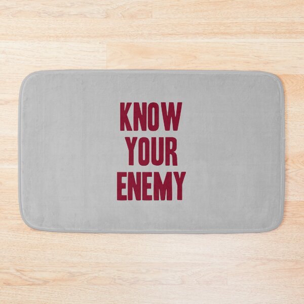 Item preview, Know Your Enemy, burgundy designed and sold by perezzzoso.