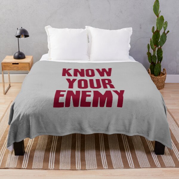 Item preview, Know Your Enemy, burgundy designed and sold by perezzzoso.
