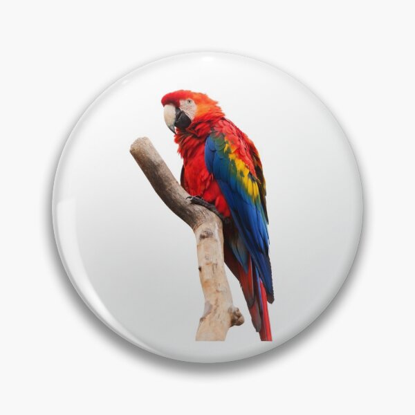 Item preview, Scarlet macaw on a branch designed and sold by PET-SHIRTS.