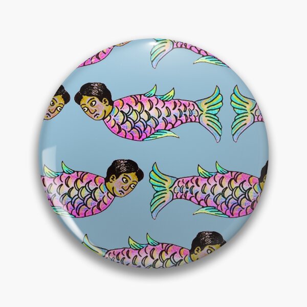 Item preview, Blue Fish People Fantasy Color designed and sold by ⓈⓄⒻⓉ ⒹⓇⒺⒶⒹ ☹︎.