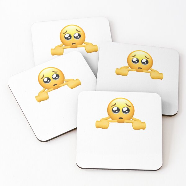 Item preview, Shy uwu emoji face tik tok meme sad shy designed and sold by freya kelly.