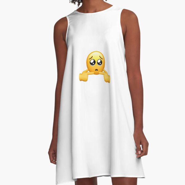 Shy uwu emoji face tik tok meme sad shy T-Shirts sold by ShopAkonna, SKU  41293875