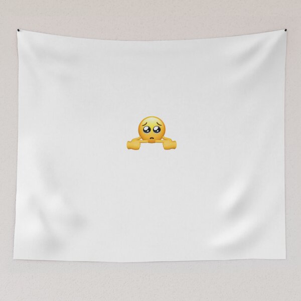 Item preview, Shy uwu emoji face tik tok meme sad shy designed and sold by freya kelly.