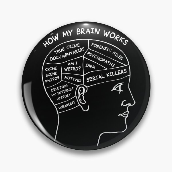 Item preview, How My Brain Works White on Black  designed and sold by SpreadForSatan.