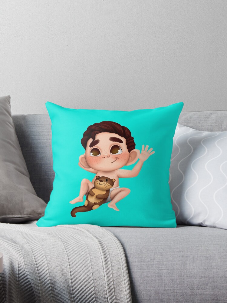 Thumbnail 1 of 4, Pillow, Baby Amaury designed and sold by jadeamory-art.
