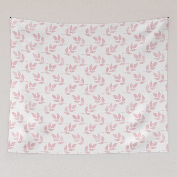 Item preview, Rose Gold Glitter Foliage White Design designed and sold by NdesignTrend.