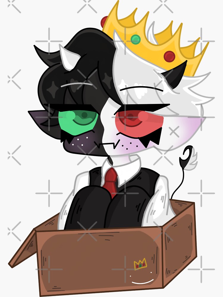 Ranboo In A Box Sticker For Sale By Nightlexi1 Redbubble