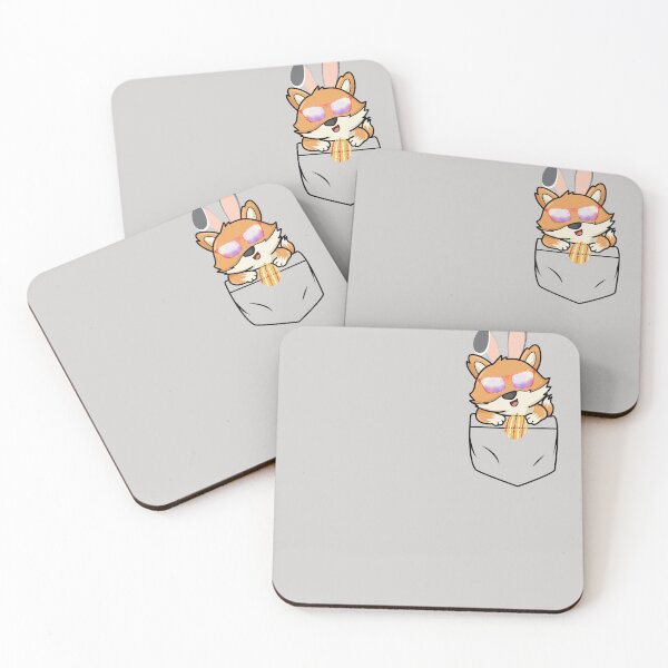 Item preview, Pocket Fox Bunny Egg Easter Day Beautiful Fox pocket animal designed and sold by GINIART.