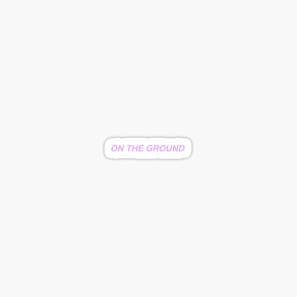 rosé au sol -r- (ver. deux) Sticker