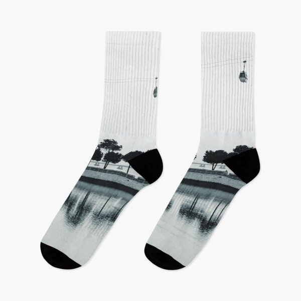 Item preview, Black and White Minimalist Cityscape designed and sold by Schuva.
