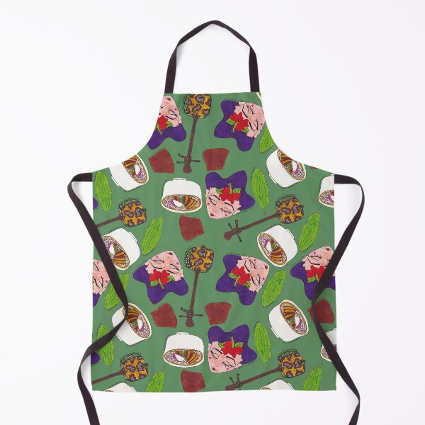 Item preview, Okinawan Mix in Seaweed Green designed and sold by wolflenoa.