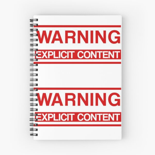 Item preview, Warning Explicit Content Sticker designed and sold by HappyDays-.