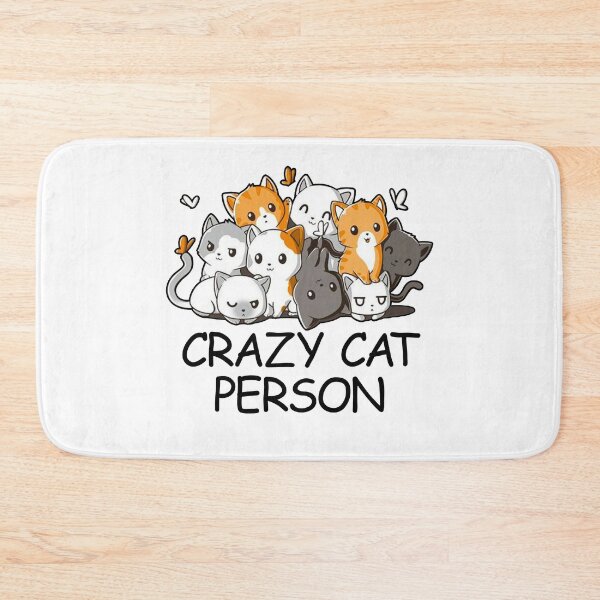 Item preview, Crazy Person with Cats designed and sold by WolfGraphics.