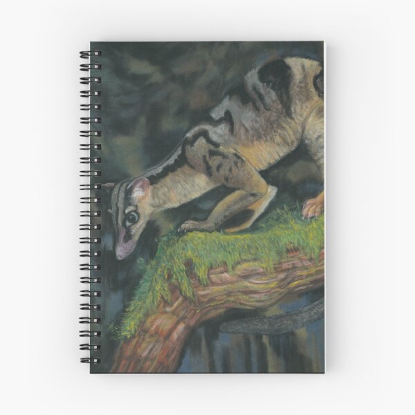 Item preview, Banded Palm Civet pastel painting   designed and sold by Jo Dale.