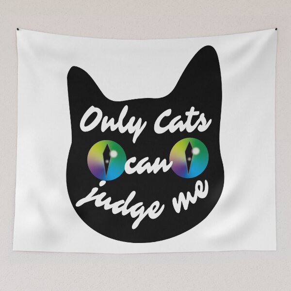 Item preview, only cats can judge me halloween designed and sold by creatives think.