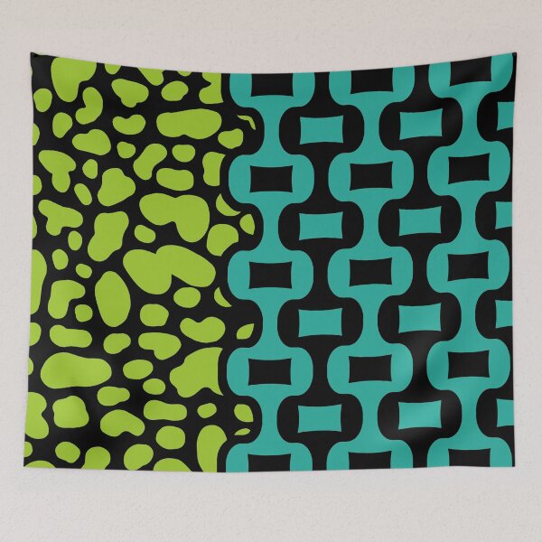 Item preview, Retro Memphis Split Design 624 designed and sold by tonymagnerart.