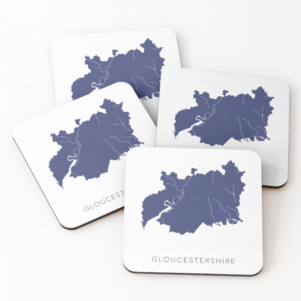 Item preview, Map of Gloucestershire UK designed and sold by By-Danni-Marie.