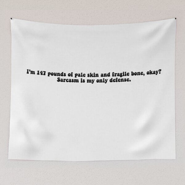 Item preview, Sarcasm Is My Only Defense designed and sold by beckahbrooks.