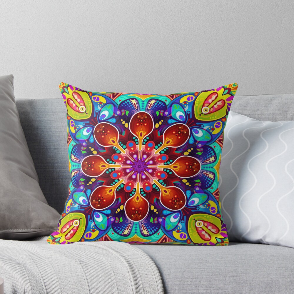 Item preview, Throw Pillow designed and sold by jadeamory-art.