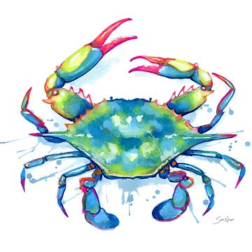 Vorschaubild zum Design Blaue Krabbe von SamNagelArt