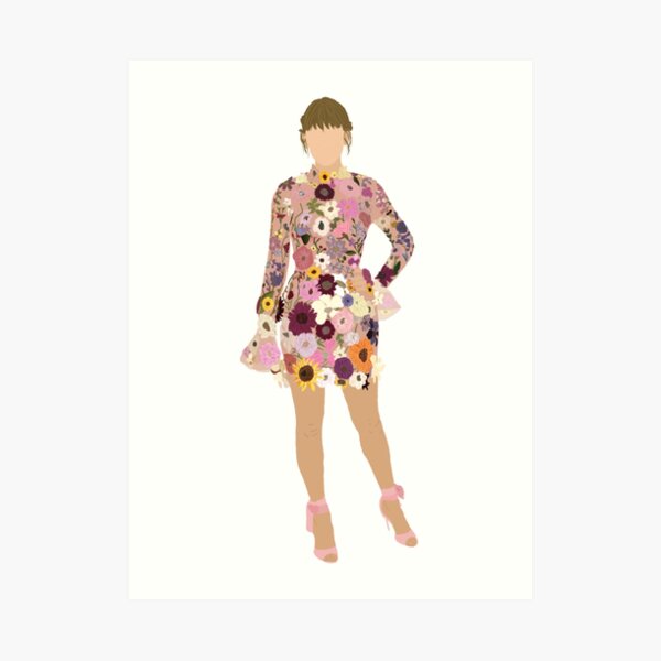Taylor Swift at the 2021 grammys Art Print