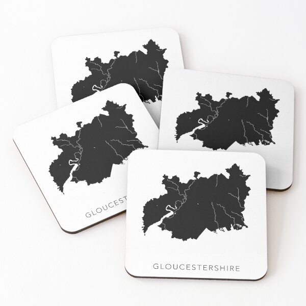 Item preview, Map of Gloucestershire UK designed and sold by By-Danni-Marie.