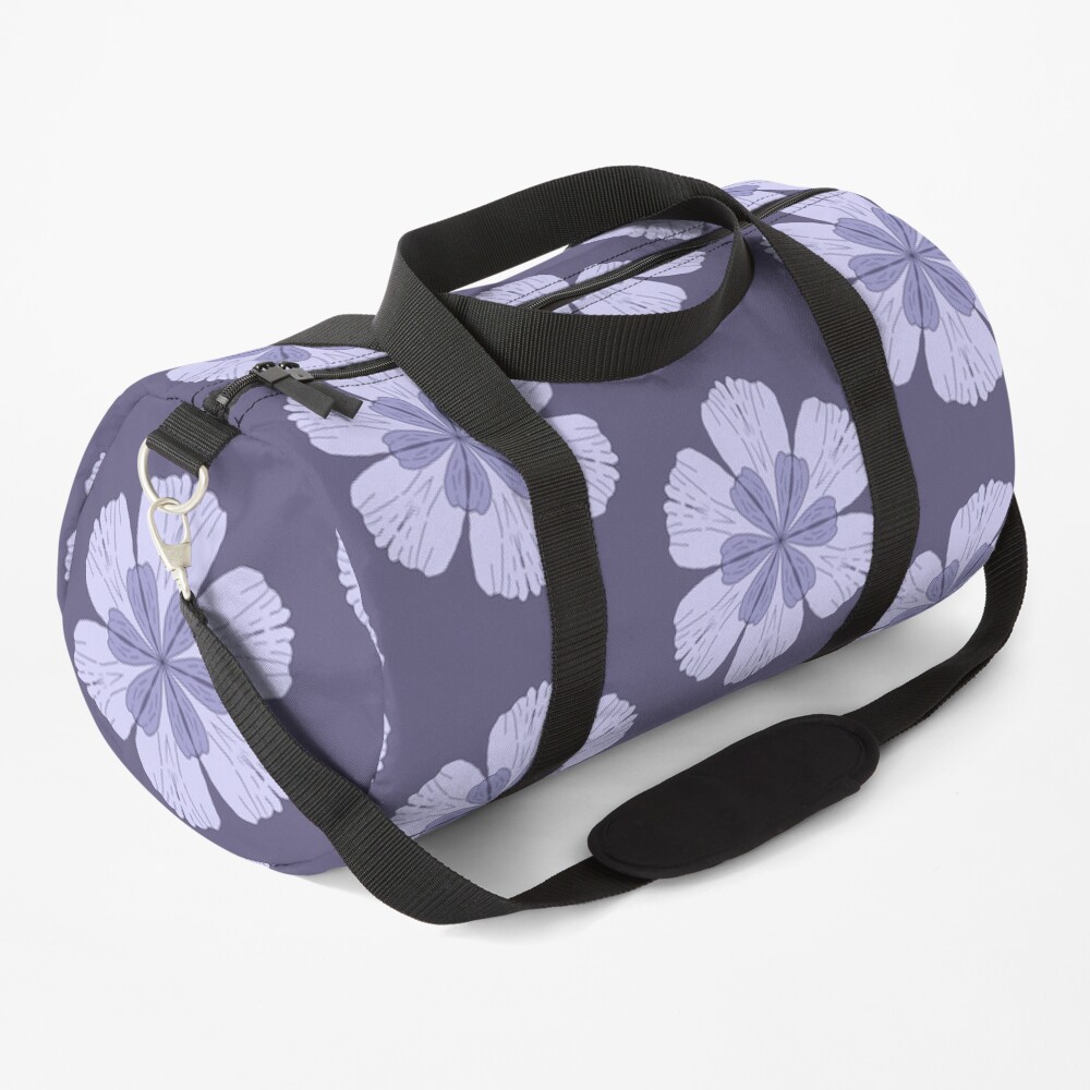"Purple flowers" Duffle Bag by Adluska Redbubble