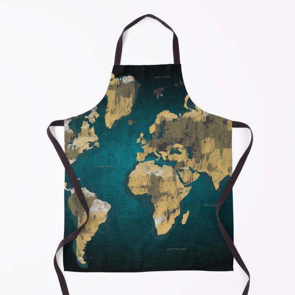 Item preview, world map poster  designed and sold by Arctic frame studio.