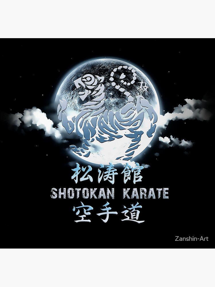 "Shotokan Karate Moon Martial Arts Design" Poster for Sale by Zanshin