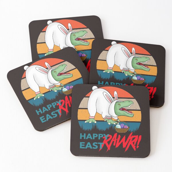 Item preview, Happy EastRAWR!! Easter T-rex designed and sold by davestees506.