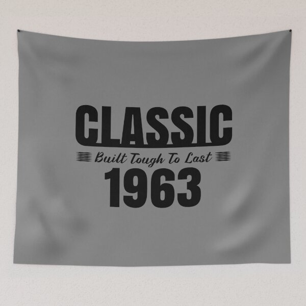 Item preview, Classic 1963 Built Tough To Last Birthday, Car Truck Automotive Year  designed and sold by CharJens.