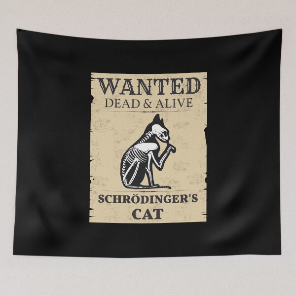 Item preview, Wanted Dead & Alive Schrodinger's Cat II designed and sold by Lemon Pepper.