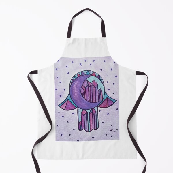 Item preview, Amethyst Moon Hamsa by Harriette Knight designed and sold by harrietteknight.