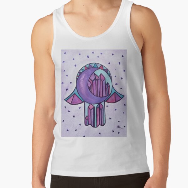 Amethyst Moon Hamsa Tank Top
