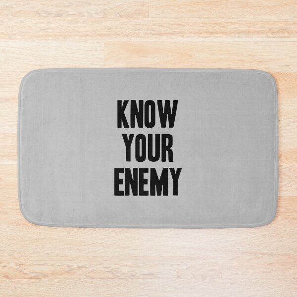 Item preview, Know Your Enemy, black designed and sold by perezzzoso.