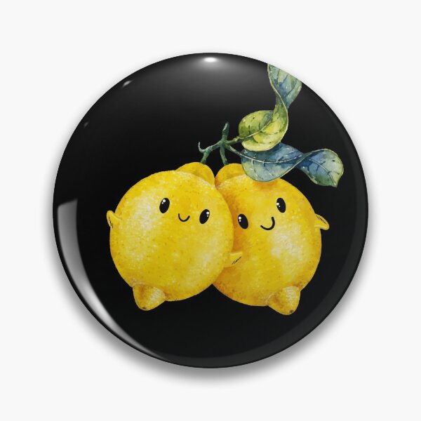 Item preview, Funny Cute Lemon Fruits Couple designed and sold by MintaApparel.