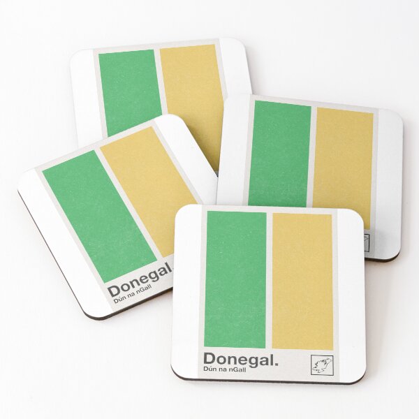 Item preview, County Donegal, Ireland - Retro Style Minimalist Poster Design  designed and sold by AestheticNow.