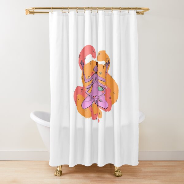 "MEDITAÇÃO"  Shower Curtain