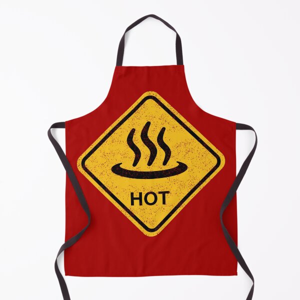 Item preview, Danger Hot Funny Road Sign designed and sold by Happy Puppy Print On Demand.
