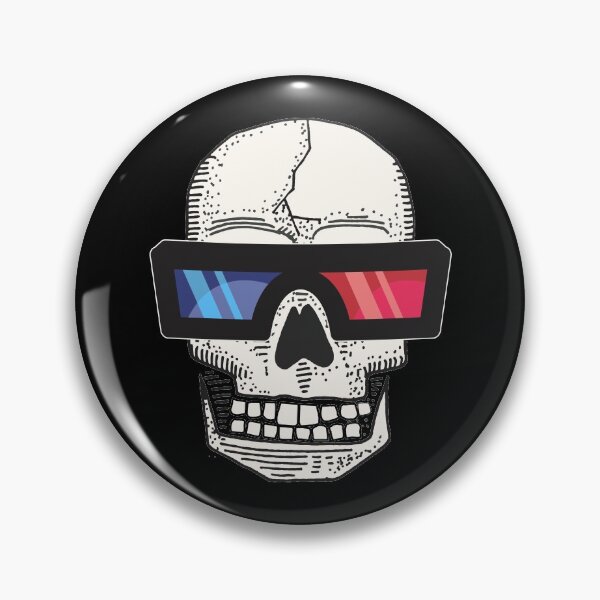 Item preview, 3D Skull on black designed and sold by crazycollective.