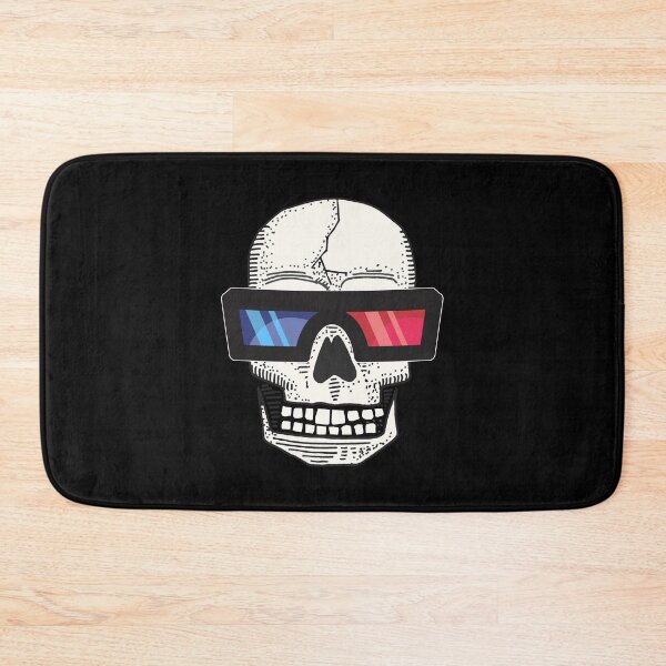 Item preview, 3D Skull on black designed and sold by crazycollective.