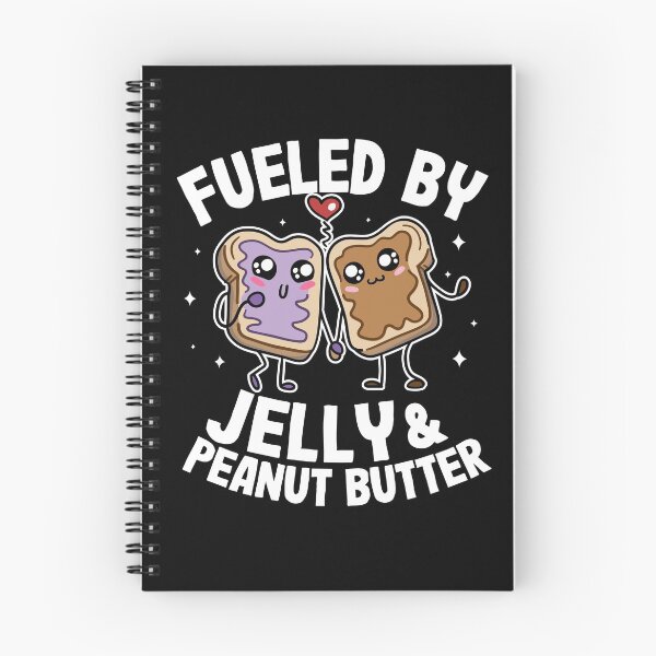 Item preview, Fueled By Jelly & Peanut Butter Lovers Funny Kawaii designed and sold by Stronzi.