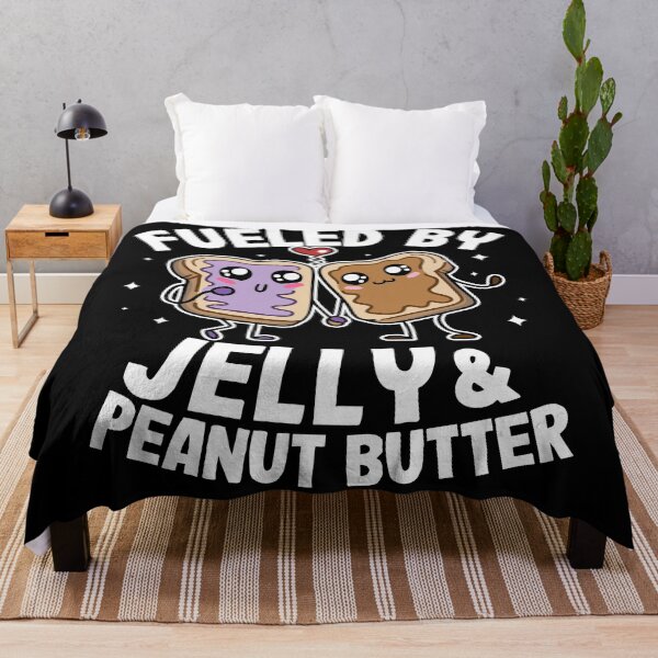 Item preview, Fueled By Jelly & Peanut Butter Lovers Funny Kawaii designed and sold by Stronzi.