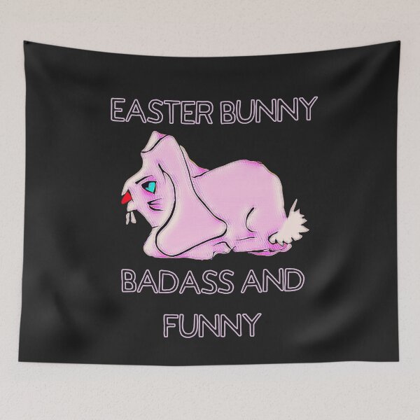 Item preview, Easter Bunny Badass and Funny  designed and sold by DesignsofNote.